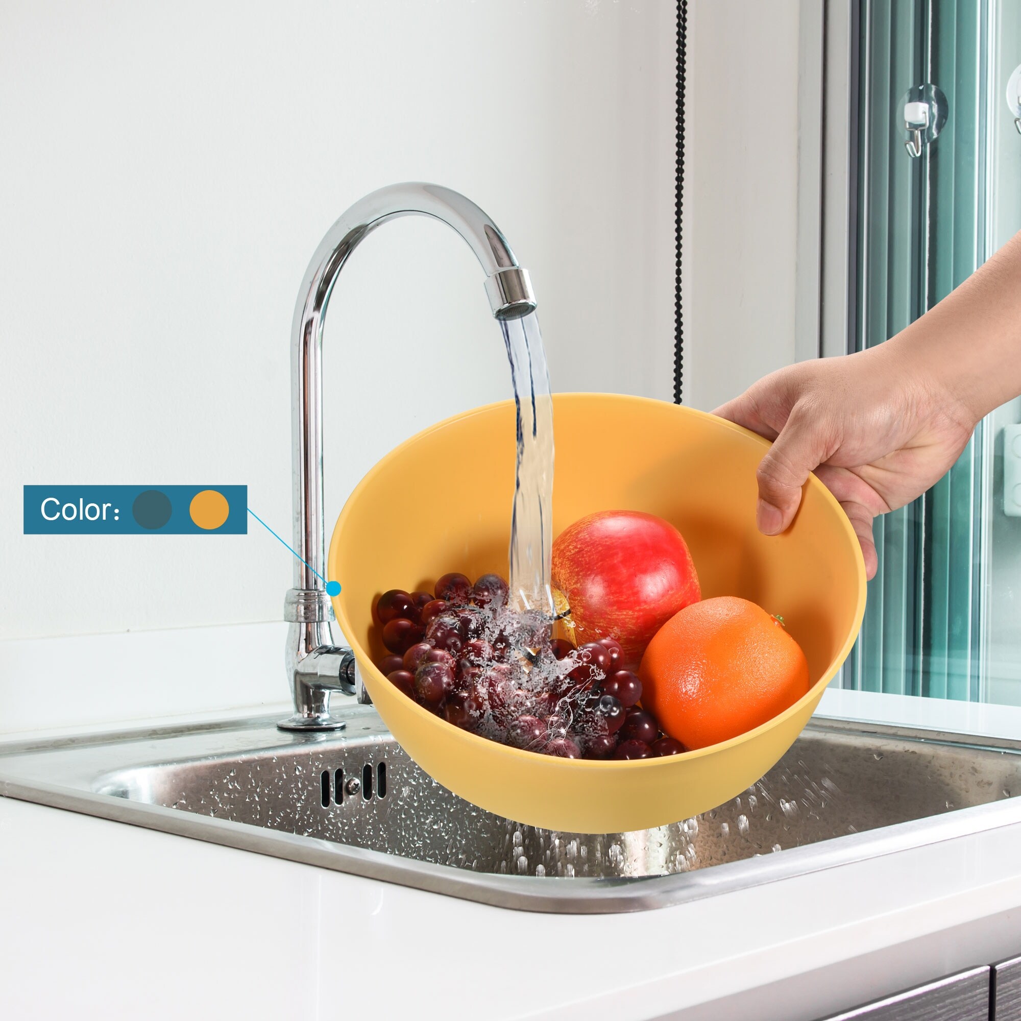 Oval colander online
